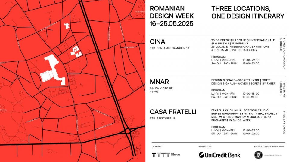Începe Romanian Design Week 2025! Designul de mâine se trăiește în inima orașului