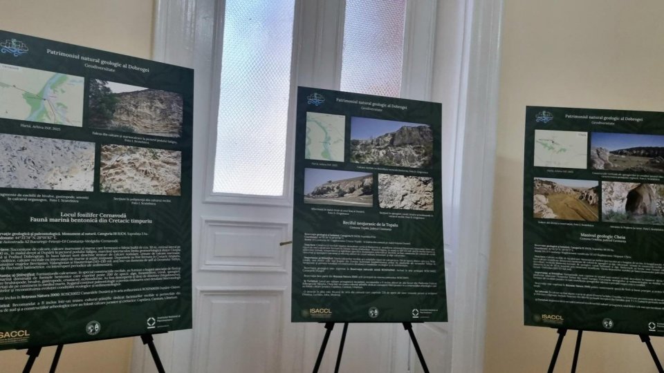 Expoziția „Patrimoniul natural și cultural al Dobrogei” este găzduită de Muzeul Național Geologic din București