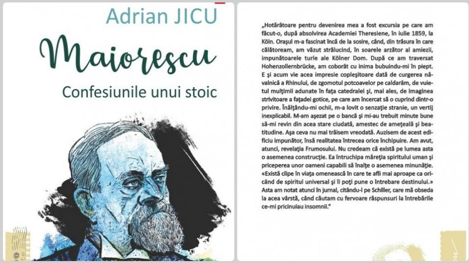Bogdan Crețu despre "Maiorescu. Confesiunile unui stoic", de Adrian Jicu, volum apărut în 2025 la Editura Polirom în colecția "Biografii romanțate"