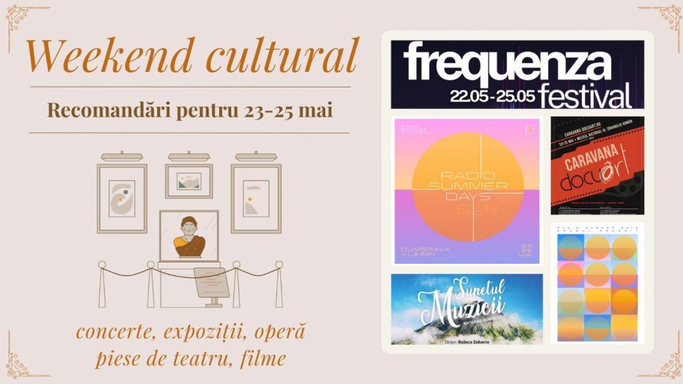 Weekend cultural - Recomandări pentru 23-25 mai
