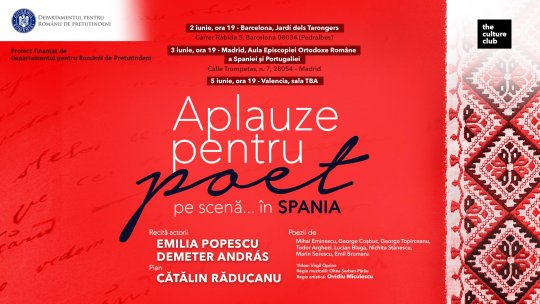 Aplauze pentru poet pe scenă… în Spania revine în iunie 2025, după succesul de anul trecut