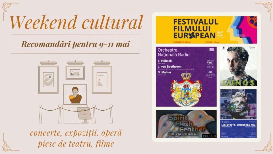 Weekend cultural - Recomandări pentru 9-11 mai