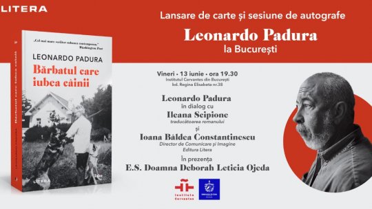 Leonardo Padura, unul dintre cei mai importanți scriitori cubanezi vine la București