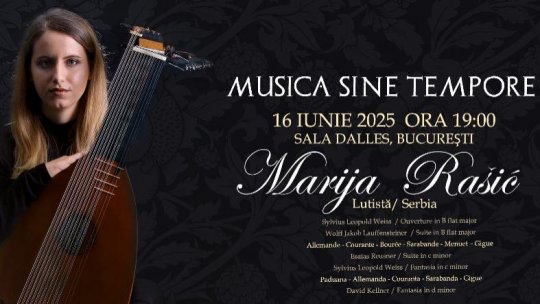 O călătorie sonoră în inima Barocului: Marija Rašić aduce la Sala Dalles rafinamentul lăutei baroce