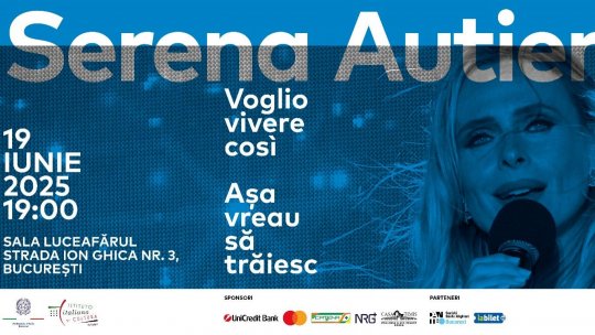 O seară de neuitat la București: Serena Autieri aduce concertul extraordinar “Voglio vivere così – Așa vreau să trăiesc”
