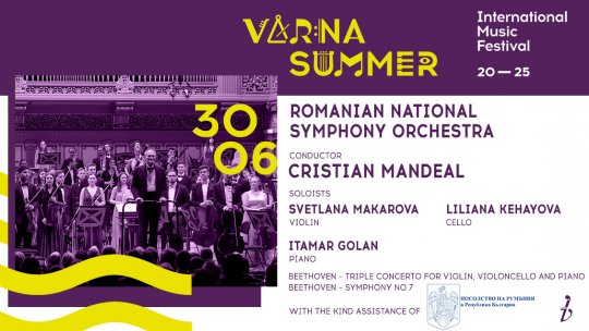 Orchestra Națională Simfonică a României concertează la Varna Summer Festival