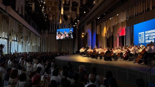 România a adus primul concert simfonic la Expo Osaka 2025 susținut de Filarmonica „George Enescu” din București. Japonezii au cerut trei bisuri