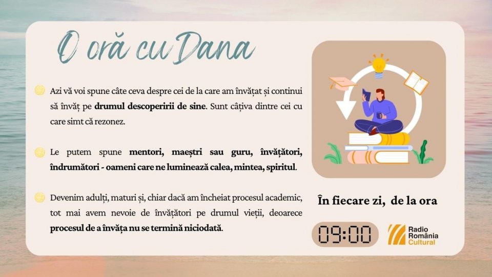 O oră cu Dana - Cei ce aduc lumină | PODCAST