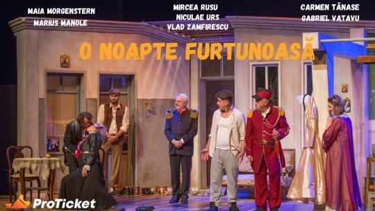 „O noapte furtunoasă” și  „Antiportret de familie”, la final de august pe scena Teatrului Național București