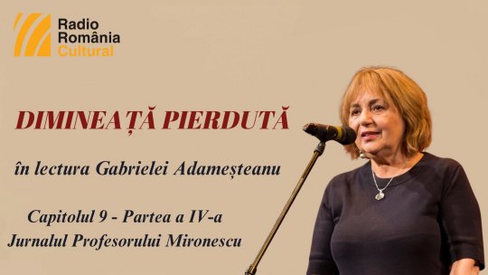 „Dimineață pierdută”, în lectura Gabrielei Adameșteanu – Capitolul 9 (partea a IV-a)  – Jurnalul profesorului Mironescu