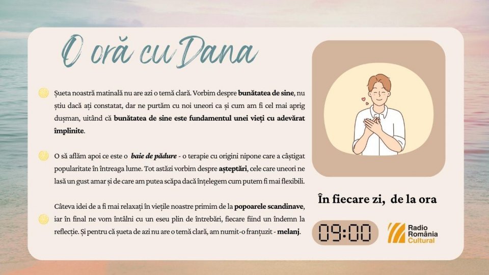 O oră cu Dana - Melanj | PODCAST