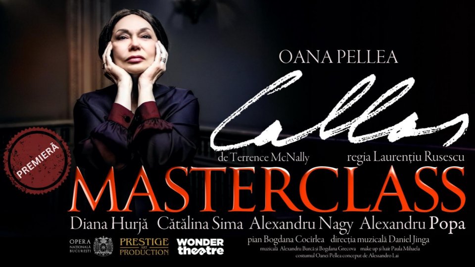 „Callas masterclass”, cu Oana Pellea în rol principal, la Brașov, Constanța și Iași