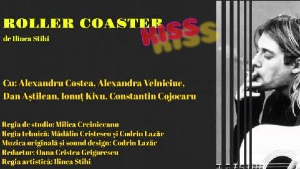 Ascultă „Roller Coaster Kiss” – spectacolul Teatrului Național Radiofonic nominalizat la Prix Europa 2025!