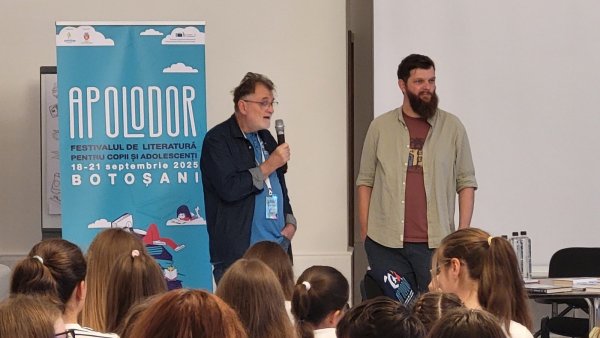 Botoșaniul, capitala literaturii și a ilustrației de carte pentru copii și adolescenți, la Festivalul APOLODOR