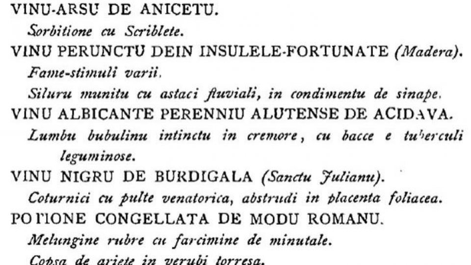 Cultura la farfurie. Vocabularul culinar construit, de la meniul latinist al lui Alexandru Odobescu la manifestul lui Marinetti