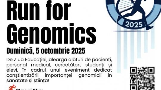 Alergăm pentru genomică: cum poate știința ADN-ului să salveze vieți și să transforme medicina din România