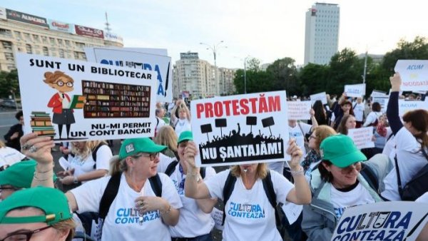 Ziua Culturii Naționale, marcată de proteste ale angajaților din sectorul cultural