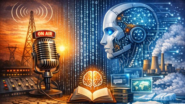 Radio-ul în era inteligenței artificiale: cât de departe lăsăm algoritmii să ajungă la microfon?