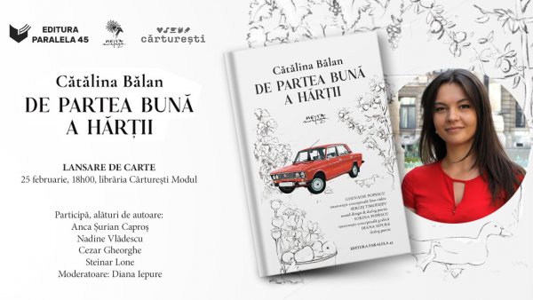 "De partea bună a hărții". Lansare de carte