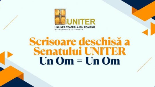 Senatul UNITER avertizează asupra riscurilor normării muncii artistice într-o scrisoare deschisă adresată autorităților