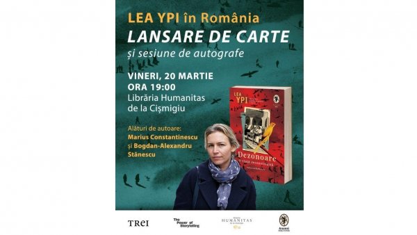 Lea Ypi își lansează cea mai recentă carte la București