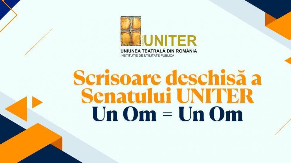 Senatul UNITER avertizează asupra riscurilor normării muncii artistice într-o scrisoare deschisă adresată autorităților