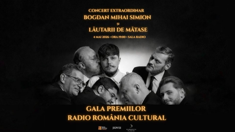 Concert extraordinar Bogdan Mihai Simion și Lăutarii de Mătase la Gala Premiilor Radio România Cultural