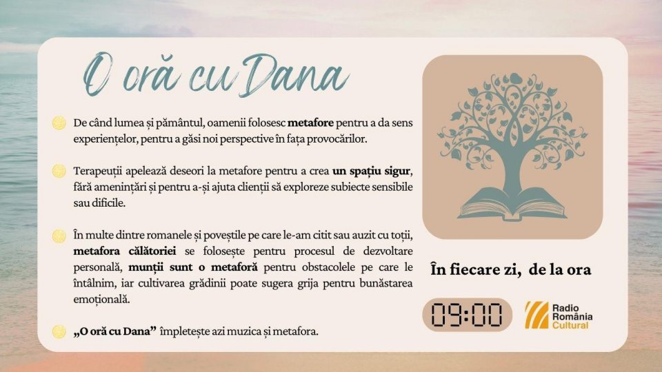 O oră cu Dana - Metafore | PODCAST