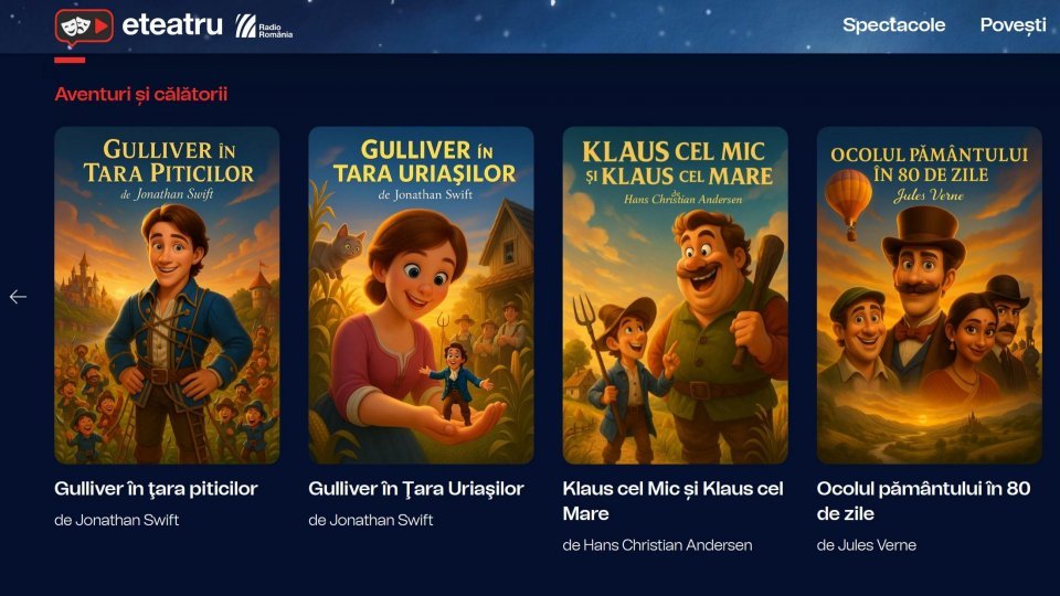 Radio România a lansat eteatru.ro, cea mai mare colecție on-demand de teatru radiofonic autohton