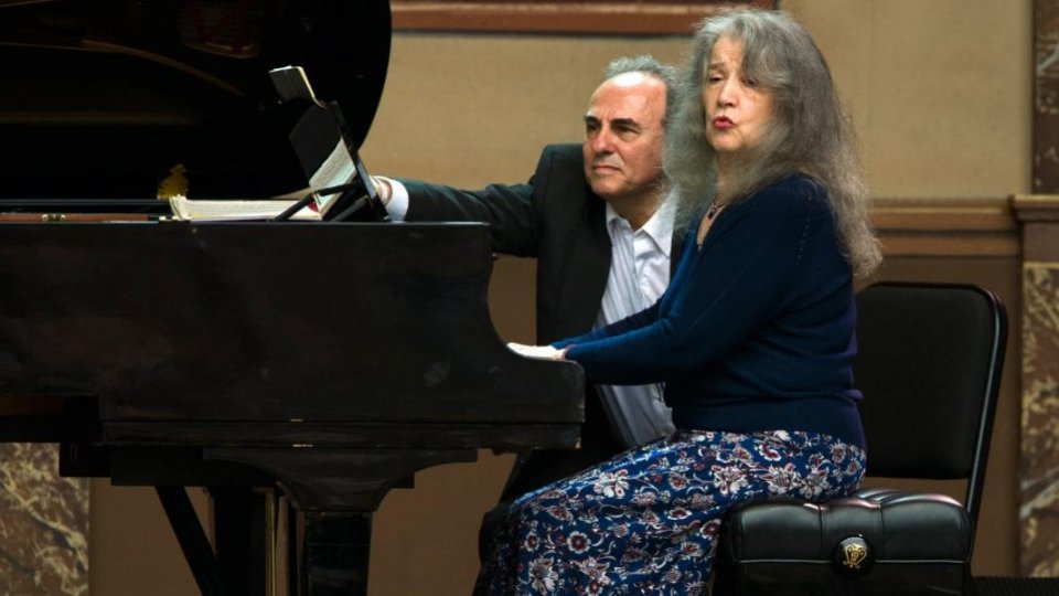 Martha Argerich și Daniel Barenboim în Concertul de prânz din 4 ianuarie, la Radio România Cultural