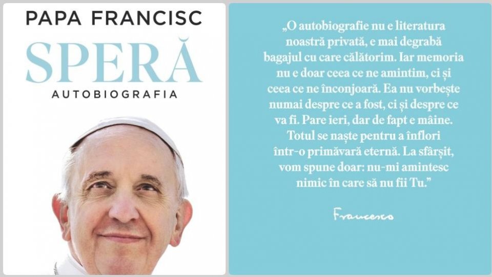 Lecturile orașului : Papa Francisc. Autobiografia. "Speră" (Polirom)