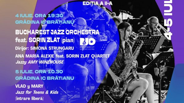 Buzău Sounds of Jazz Festival revine între 4 și 6 iulie cu a doua ediție