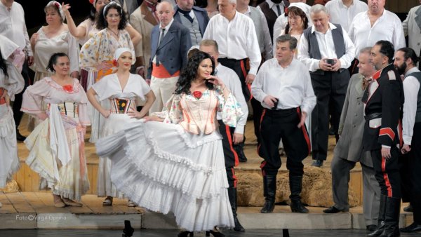 Ruxandra Donose - explozivă, seducătoare, excepțională, pe scena Operei din București, în Carmen de Bizet, la început de martie