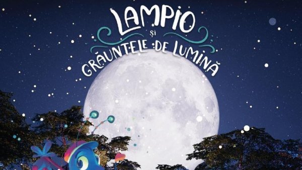 Tudor Cucu-Dumitrescu în „Lampio și grăuntele de lumină”, spectacol imersiv al Teatrului Stela Popescu & MINA, pe 29 martie