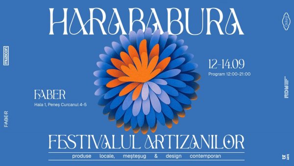 Design, gastronomie și muzică la Harababura Fair, între 12 și 14 septembrie la Faber