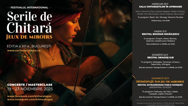Festivalul Internațional „Serile de chitară”, ediția a XII-a - „Jeux de Miroirs”