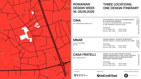 Începe Romanian Design Week 2025! Designul de mâine se trăiește în inima orașului