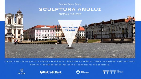 Premiul „Peter Jecza” pentru Sculptura Anului: 8.000 euro pentru o lucrare de artă publică în Timișoara
