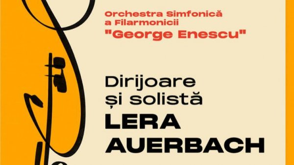 Lera Auerbach, dirijoare şi pianistă, pe scena Filarmonicii "George Enescu"