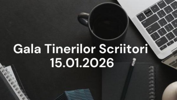 Gala Tinerilor Scriitori / Cartea de Poezie a anului 2025, în direct la Radio România Cultural, pe 15 ianuarie 2026