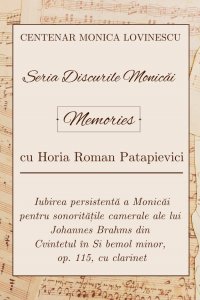Seria „Discurile Monicăi” - Iubirea pentru Johannes Brahms