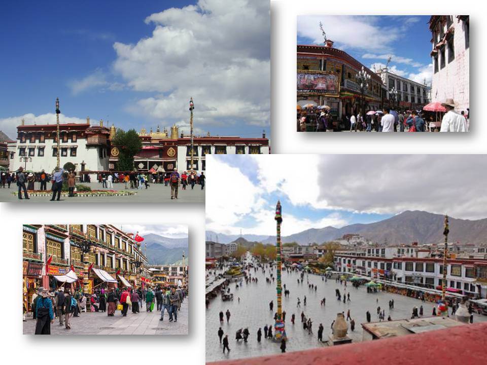 CHINA - Lhasa 8 - strada Barkhor si Tempul Jokhang