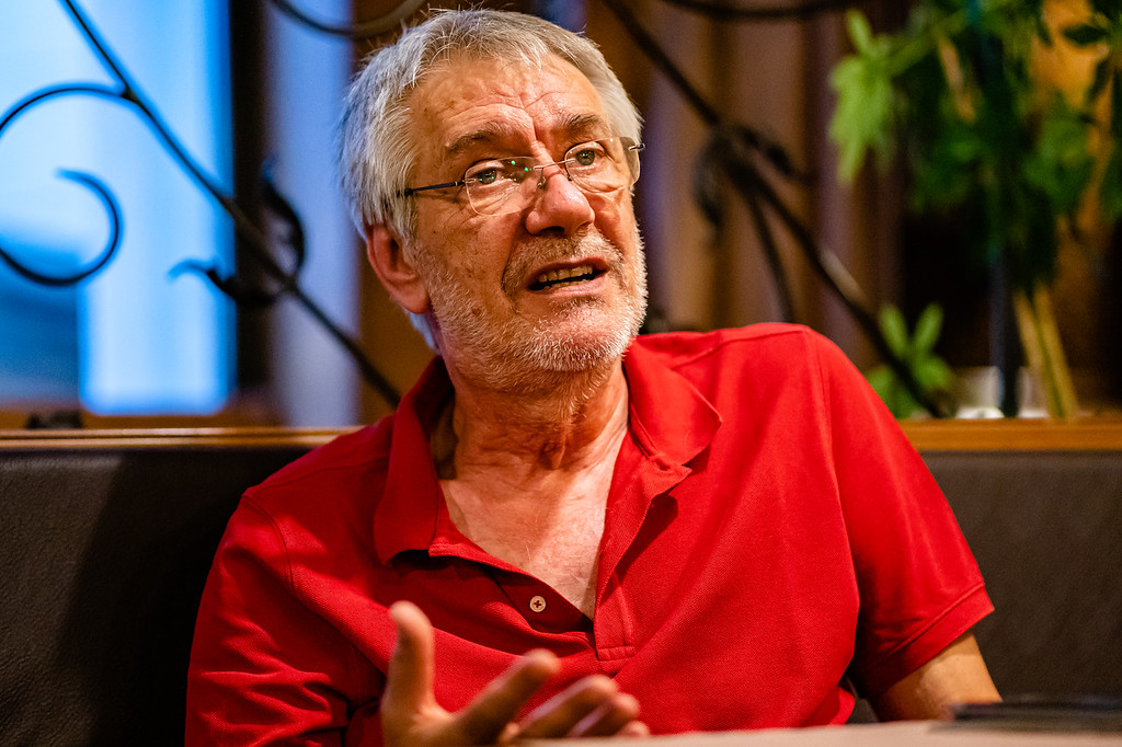 actorul Marcel Iures la Festivalul Puppets Occupy Street 2020_foto Laurentiu Nica