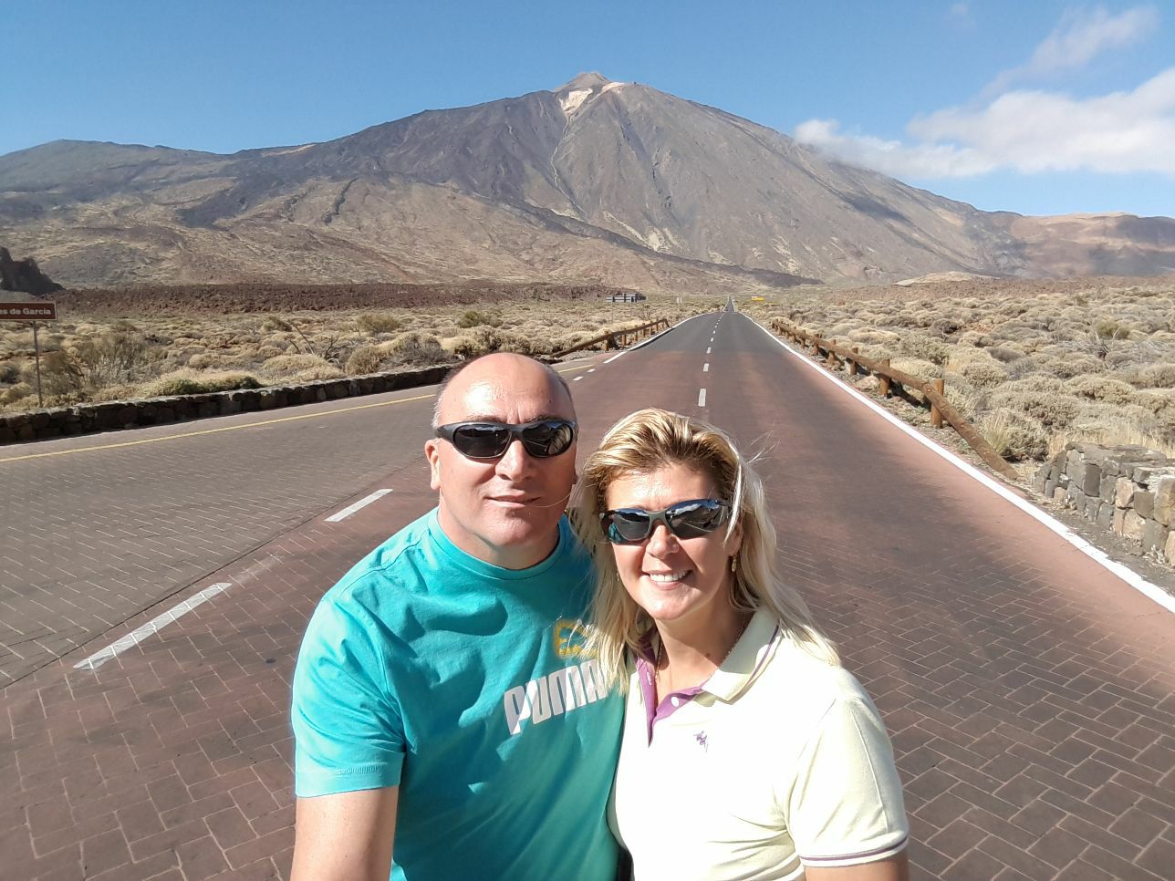 Andreia si Constantin Pletosu in Tenerife