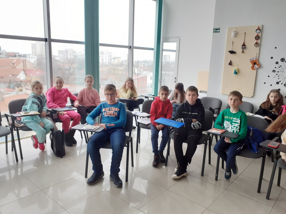 Minori din Ucraina la Centrul JRS Constanța