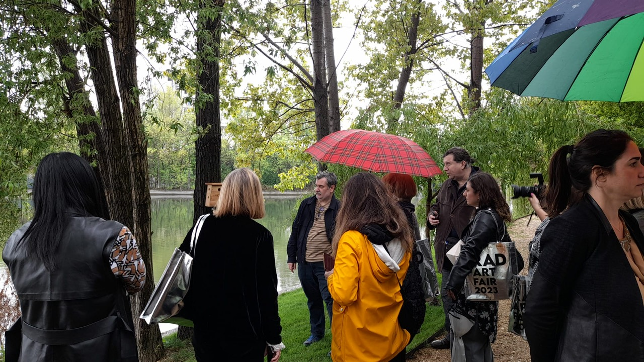 Matei Caltia parcul de sculpturi de la Hotel Caro, Bucuresti