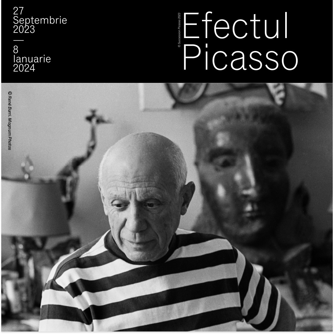 Rene Burri / Magnum Photos FRANCE. Provence-Alpes-CA'te d'Azur region.Townof Cannes. Vila "La Californie". 1957.  Spanish painter Pablo PICASSO