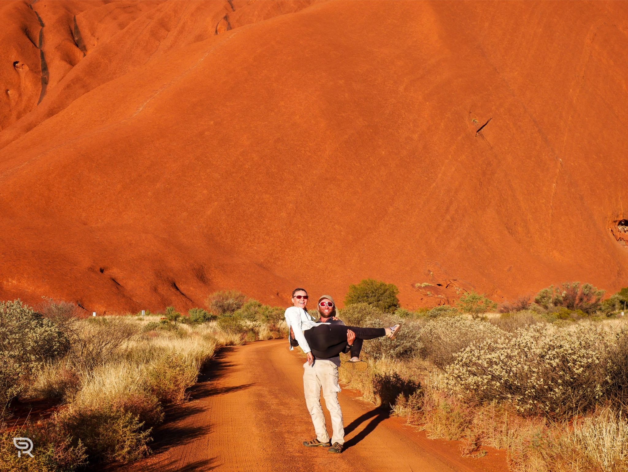 Radu Păltineanu și Irina Repede la Uluru, Teritoriul de Nord
