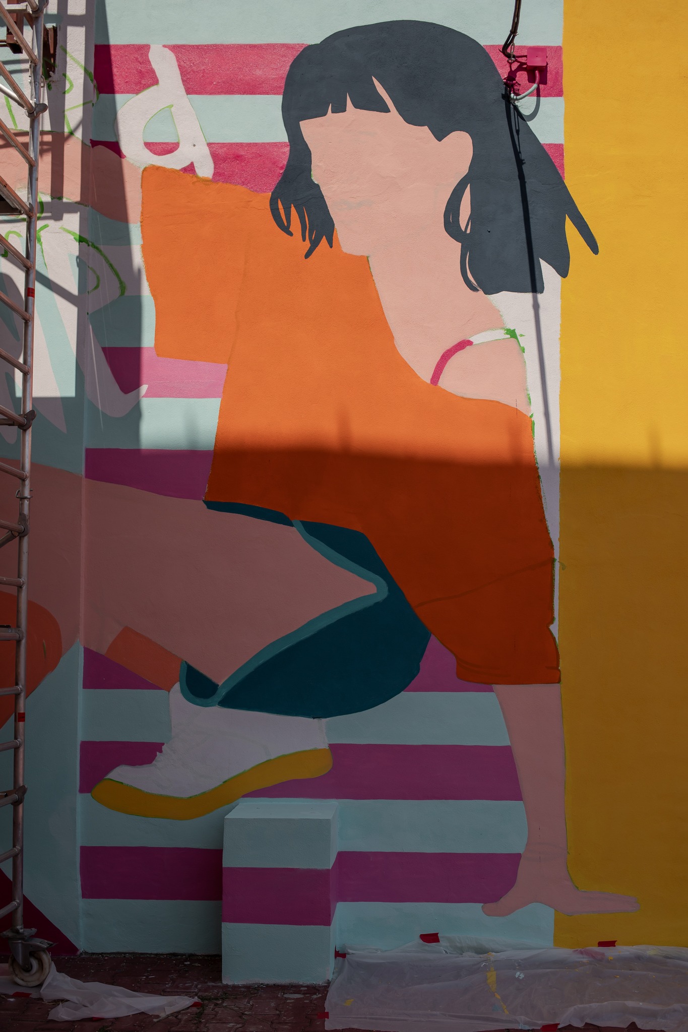 Pixel. Comunități în focus_mural Alexandria_