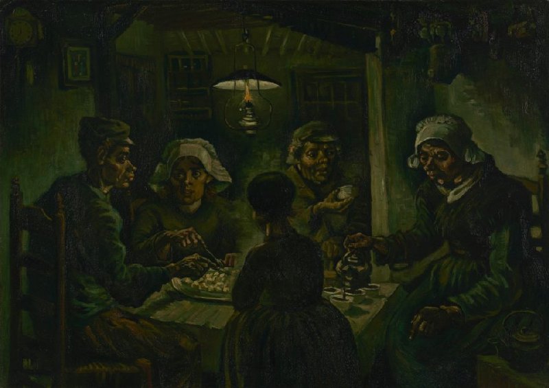 Mâncătorii de cartofi ,,Vincent van Gogh, 1885